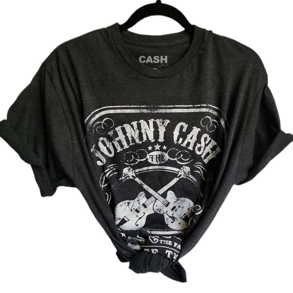 Johnny Cash black graphic tee. Soft fabric. Like new condition. Size large